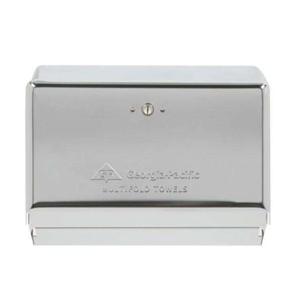 Towel Dispenser Manual Space Saver PRO SERIES Steel Chrome Ea